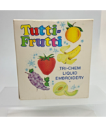 Tri-Chem Liquid Embroidery 6 Colors Tubes Paint, Tutti Frutti 0833 Set. - $51.69 CAD