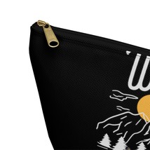 Wanderlust T-Bottom Accessory Pouch, Black and White Illustration - £12.20 GBP+