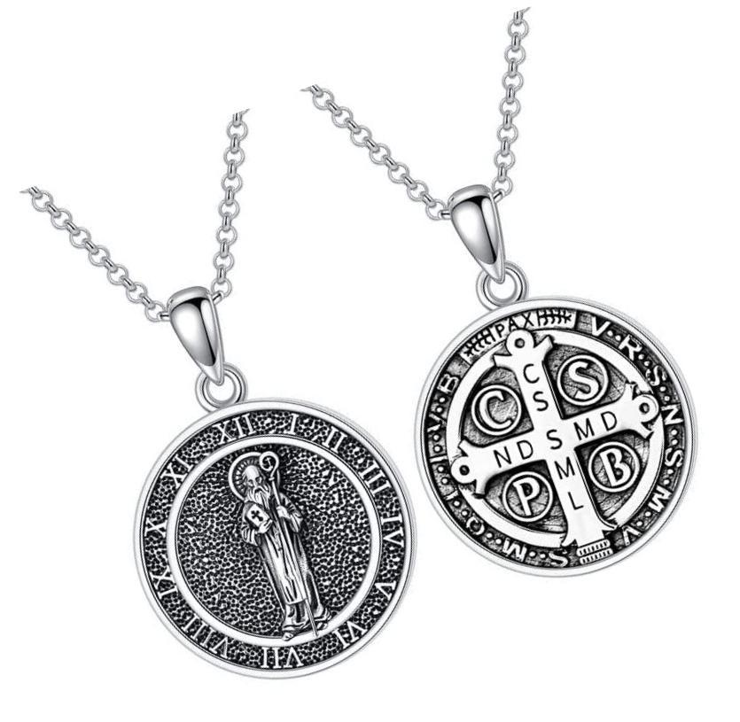 Primary image for Virgen de Guadalupe Saint Benedict Medal Viking 925