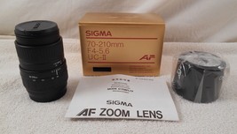 SIGMA 70-210MM F4-5.6 UC-II AF for M-AF ( New in Box ) - £61.22 GBP