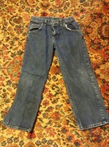 000 Gently Used Wrangle Boys Jeans Size 10 Husky Denim Blue - $4.99