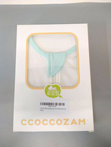 CCOCCOZAM Swaddle Organic 100% Air mesh Large 19-26 lbs Baby Sleep Sack Blue/WH - £22.38 GBP