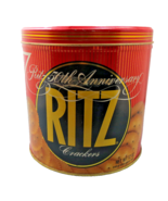 Ritz Cracker 1984 50th Anniversary Tin / Stash Box / Catch-All - £10.62 GBP