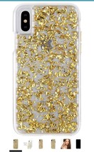 Case-Mate Karat  Gold 24k Flakes Case for iPhone X NEW - £15.04 GBP