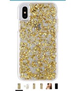 Case-Mate Karat  Gold 24k Flakes Case for iPhone X NEW - £14.93 GBP