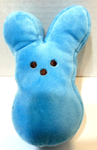 Peeps Blue Bunny Rabbit 5.5 &quot; Mini Beanie Plush Stuffed Animal Toy Just Born - £8.39 GBP