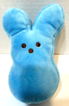 Peeps Blue Bunny Rabbit 5.5 &quot; Mini Beanie Plush Stuffed Animal Toy Just Born - £8.46 GBP