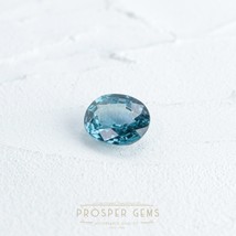 0.87cts, Natural Blue Sapphire Gemstone, 6x5mm - September Birthstone - £79.93 GBP