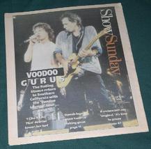 THE ROLLIN STONES SHOW NEWSPAPER SUPPLEMENT VINTAGE 1994 MICK JAGGER RIC... - £19.65 GBP