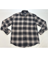 Pendleton Mason Plaid Flannel Shirt Adult Mens Medium Long Sleeve Cotton - $27.17