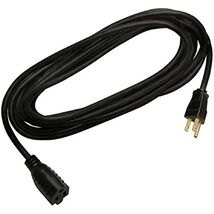 Master Electrician 02306ME 15-Feet Round Vinyl Extension Cord, Black - €20,66 EUR