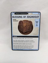 Blessing Of Zogmugot Pathfinder Adventure Card Game Promo Card - £42.06 GBP