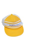 Daytona Beach Mesh Trucker Hat Adjustable Snapback Baseball Cap Vintage 80s - £13.45 GBP
