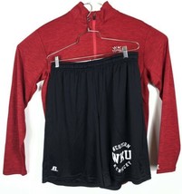 West Kentucky Toppers Track Jacket &amp; Shorts Mens Large Red Russel - £15.09 GBP