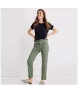 Madewell Women&#39;s Stovepipe Fatigue Pants TENCEL Edition Green Size 27 L0016 - $628.58 MXN