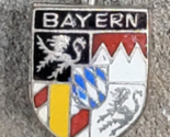 Bayern Shield Germany Crest Coat of Arms Travel Vintage Souvenir Lapel H... - $9.99