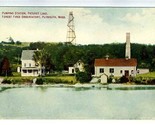 Pumping Station Patuxet Lake Postcard Forest Fires Observatory Plymouth ... - $10.89
