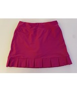 Tzu Tzu Samba Skirt Skort Hot Pink Box Pleat Golf Pickleball Size Medium - $60.76 CAD