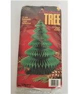 Vtg Eureka Christmas Tree Honeycomb Tissue Paper Centerpiece NOS Holiday - $367.61 MXN