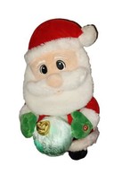 Gemmy Santa Dancing Singing 10 Different Christmas Carols Ornament Light... - $15.00