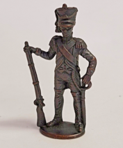 Vintage Napoleonic French Foot Soldier Figure 1.5&quot; Metal Pewter D&amp;D RPG D20 - £10.07 GBP
