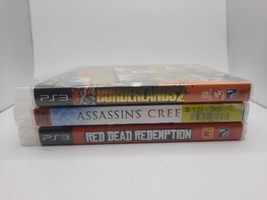 Ps3 Game Lot Of 3 RDR, Assassins Creed And BL2 Tested - £13.33 GBP