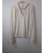 Barefoot Dreams CozyChic Lite Shawl Collar Pullover -Sand Dune Large NEW - $81.24 CAD