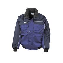 Result Unisex RE71A Work-Guard Zip Sleeve Heavy-Duty Pilot Jacket, Royal... - $135.00
