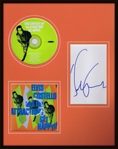 Elvis Costello Signed Framed 11x14 Get Happy CD + Photo Display - £197.83 GBP