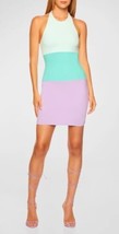 Susana Monaco Revolve Women&#39;s Color Block Halter Dress Mykonos $178 Sz XL, NWT! - £48.11 GBP