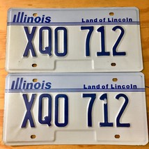 1983 United States Illinois Land of Lincoln Passenger License Plate XQ0 712 - $30.68