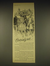 1962 Wrigley&#39;s Advertisement - Doublemint Gum - Certainly not - £14.73 GBP