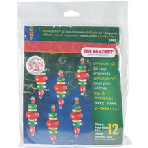 Holiday Beaded Ornament Kit-Victorian Baubles 2.25&quot;X.75&quot; Makes 12 - £13.37 GBP