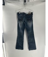 Premiere by Rue 21 Slim Bootcut Jeans Size 5/6S Women&#39;s Embroidered Deni... - $302.34 MXN