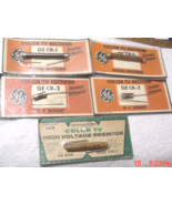 5 NOS GE &amp; Workman Universal TV Replacement Electronic Parts on Cards Se... - $158.58 MXN