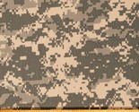 U.S. Army Digital Camouflage Camo Twill Fabric Print By the Yard D906.03 - $8.99