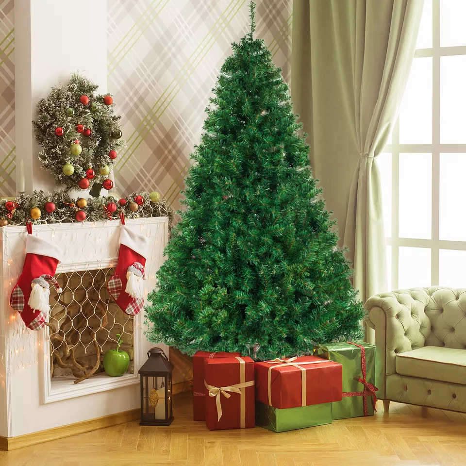 7FT Artificial Pine Christmas Tree Xmas Holiday Season Indoor Outdoor - $69.90