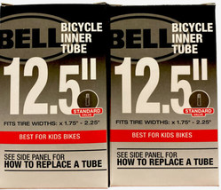 Bell Bicycle x2 Inner Tube 12.5&quot; x 1.75 - 2.25 Tire Kids Bike - £8.52 GBP