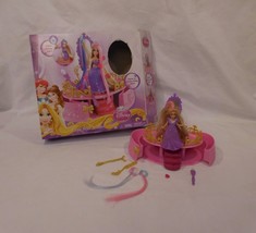 Disney Princess Royal Style Studio w Rapunzel Tangled Hair Color Change Doll Set - £7.92 GBP