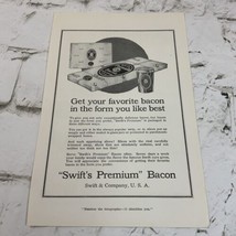 Vintage 1917 Advertising Art Print Ad ‘Swift’s Premium Bacon’ Get Your Favorite - £7.62 GBP