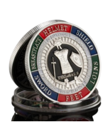 Put on The Whole Armor of God Souvenir Coin Silver Plated Commemorative ... - $12.24 CAD