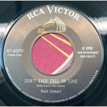 Redd Stewart Turn Around / Don&#39;t Ever Fall in Love 45 Country RCA Victor 47-6270 - $10.49