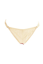 AGENT PROVOCATEUR Donne Slip Elegante Lussuosa Bianca Taglia AP 4 - £30.60 GBP