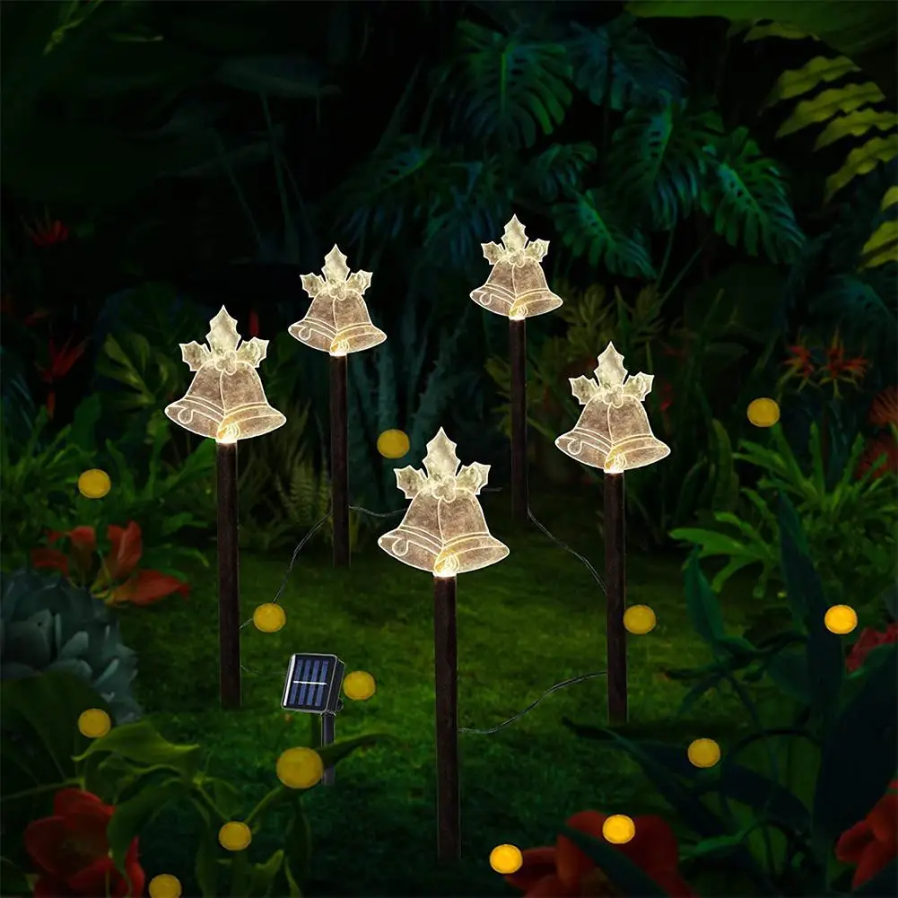 5PCS Led Christmas Solar Light Waterproof Outdoor Lawn Lamp  Saving Fairy Lights - $78.07