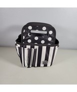 Caboodles Accessories Caddy Black &amp; White Cutie Mini Approx 8 in x 8 in - $14.96