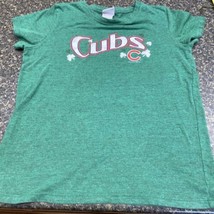 Chicago Cubs Green Shirt Women&#39;s Size Large Saint Patrick&#39;s Campus Lifestyle - £11.87 GBP