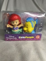 Fisher Price Disney Princess Little People Little Mermaid Ariel &amp; Flound... - $11.88