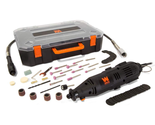 Rotary Tool Kit 100+ Pieces Accessories Dremel Set Variable Speed w/ Fle... - £20.97 GBP