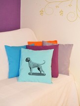 Boxer, pillow with dog, home decoration, high quality fabric, 5 colours!!! - £15.13 GBP