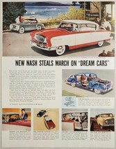 1955 Print Ad Nash Ambassador &amp; Nash-Healy Sports Car New Dream Cars - $17.98